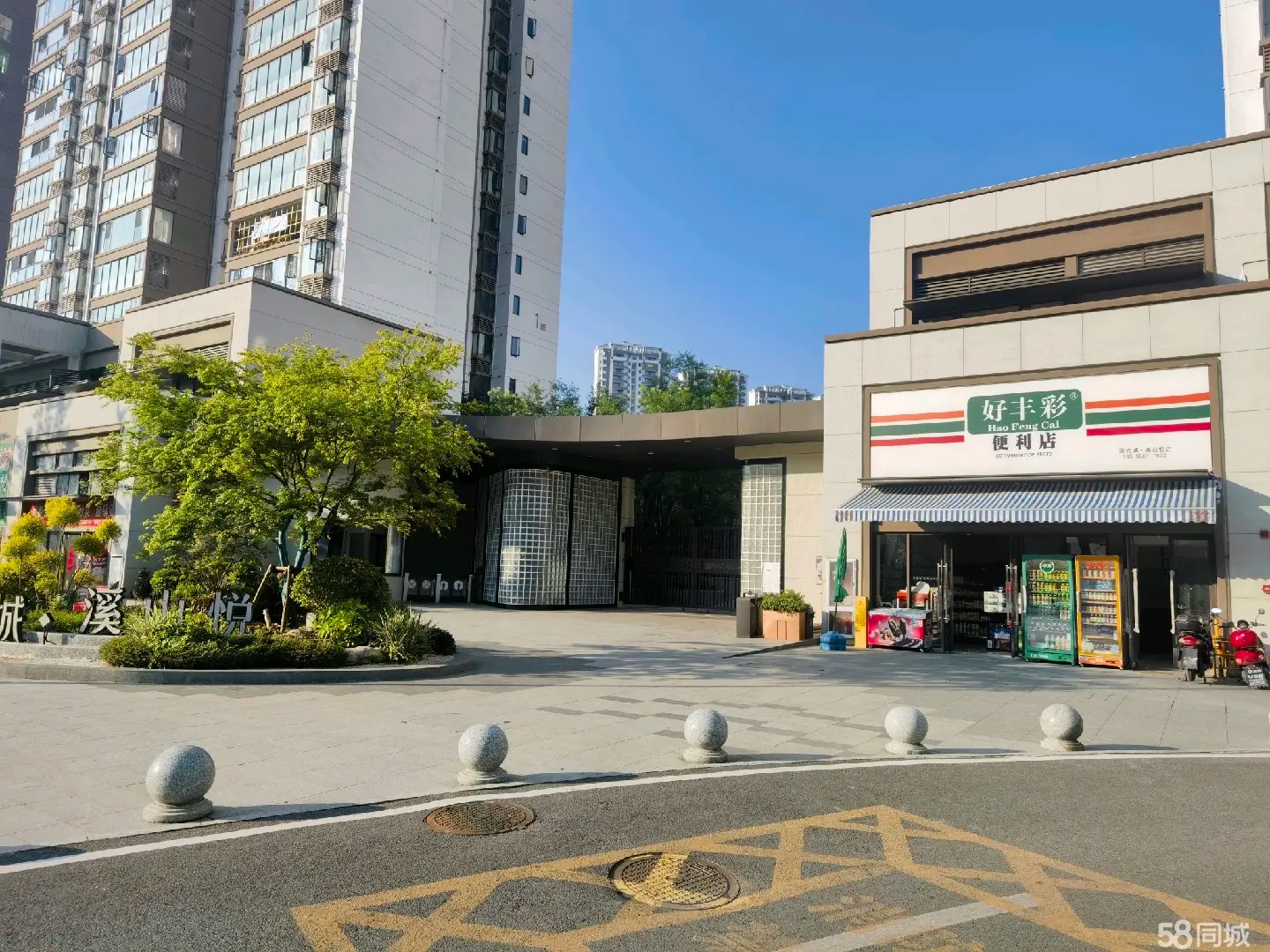 转让阳光城溪山悦二期大门口超市转让